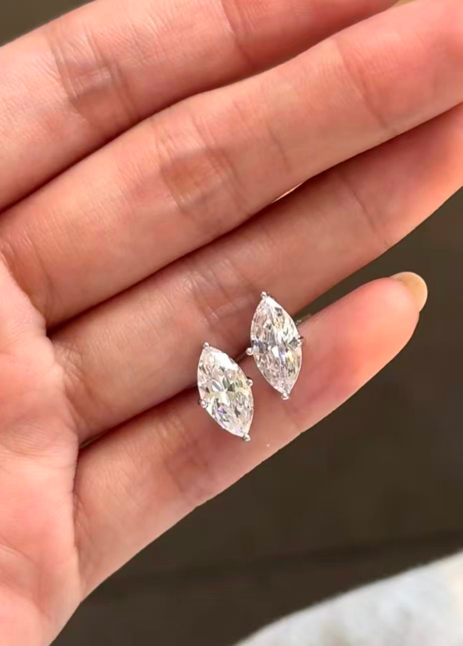 Deposit for aceslime23, 14k yellow gold 4 prongs studs, 0.80ct each total 1.6ct