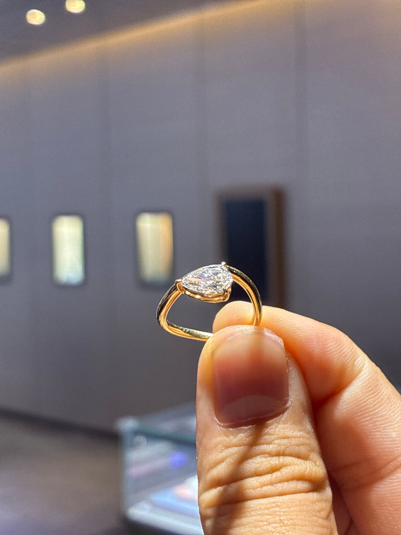 Deposit for CNY moongoddness 1ct aquamarine 14k gold size 4