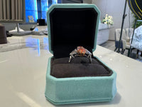 SINCE LOVE 18K Yellow gold  3ct Marquis pink ring