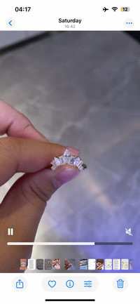 For Erin Bell, deposit for Matching Wedding band, total 0.8ct in 14K yellow gold, DE/VS-VVS( stack with 5ct Emerald Trilogy Engagement Ring)