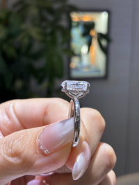 remaining balance For Cockapoo ocean 2ct Oval Solitaire Ring, D/VVS2, 14k gold