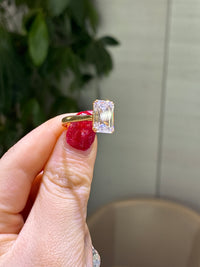 Deposit For Damaris 14k gold E/vvs2 3ct emerald cut