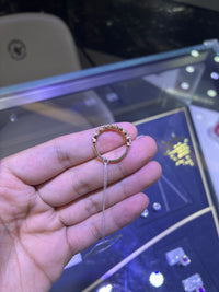For EMO@itsFINEST 18k yellow gold band （with GIL）