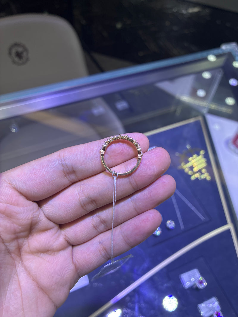 For EMO@itsFINEST 18k yellow gold band （with GIL）