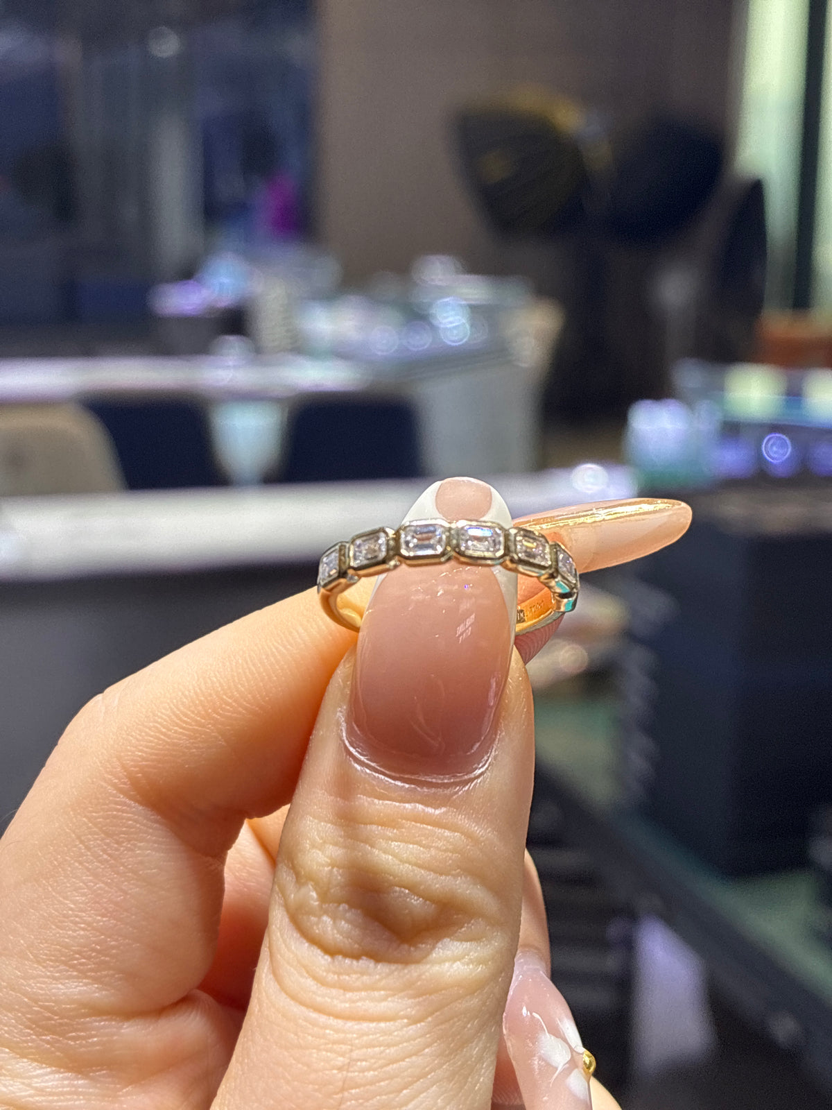 For heyshell 14k yellow gold D-E/vs、vvs 0.704ct