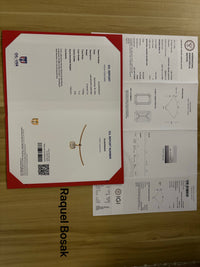 Remaining balance for Raquel Bosak 18k yellow gold Omega Chain, 1.3mm, 16", around 4.5g gold weight+ 1ct emerald bezel open clasp, E/VVS2+ emerald bezel band