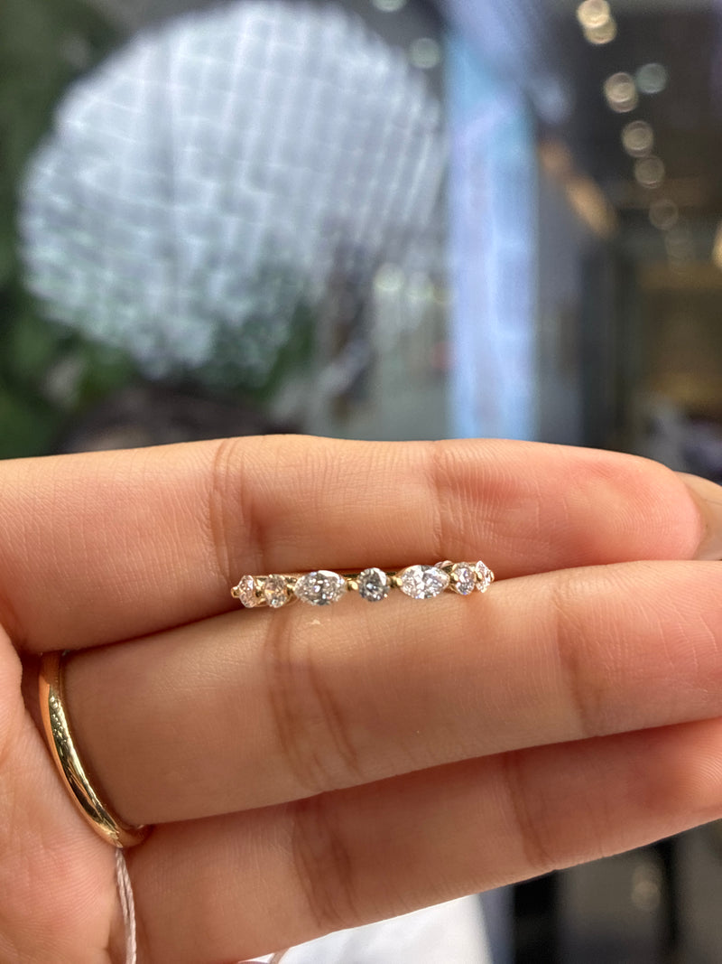 Deposit for Sammy 14k yellow gold, 0.5ct total, size4.5