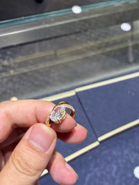 For KAY 18k yellow gold main stone 3.43ct D/VVS2 side stone 0.273ct