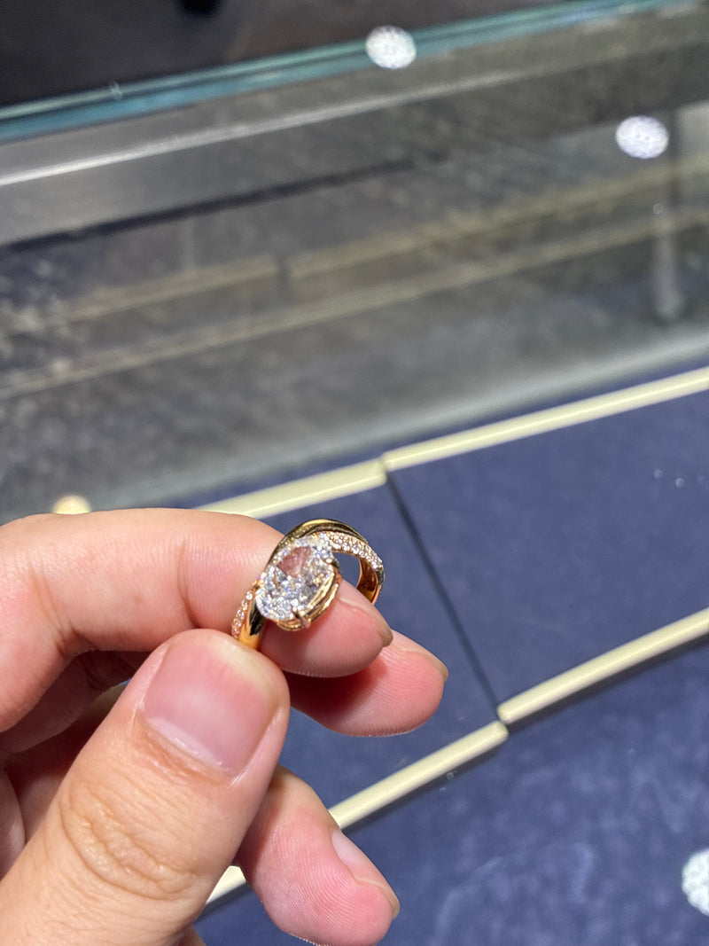 For KAY 18k yellow gold main stone 3.43ct D/VVS2 side stone 0.273ct