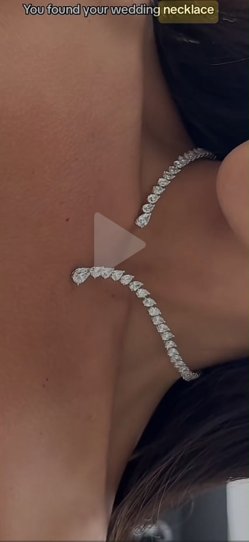 Deposit for Sherry 14k white gold necklace