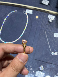 For Stacey deposit(main stone pink heart shape cut 3.0ct VS/1 18k yellow gold)