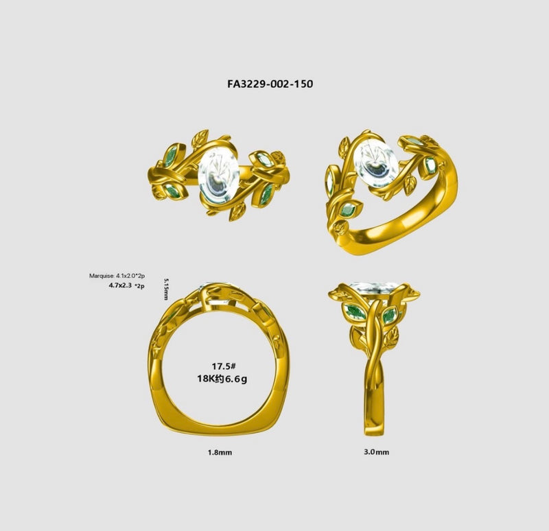 Remaining balance for Olivia 18k gold e/vvs2 oval cut diamond