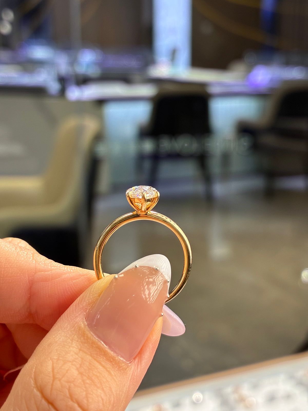 For Lenz,  Custom 1.7ct marquise solitarie engagement ring, D/VS1