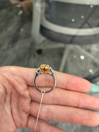 Deposit For Tammy 14K 1carat with 0.603ct side stones and hidden halo