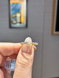 For Debra, Custom 14K Yellow gold open band, 0.5ct, 2.3mm