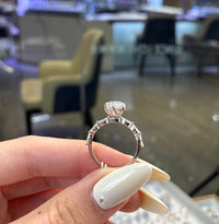 Deposit for Rahma platnium setting 2.5ct marquise ring with 0.4ct side stones, + platnium band with 0.6ct marquis diamond