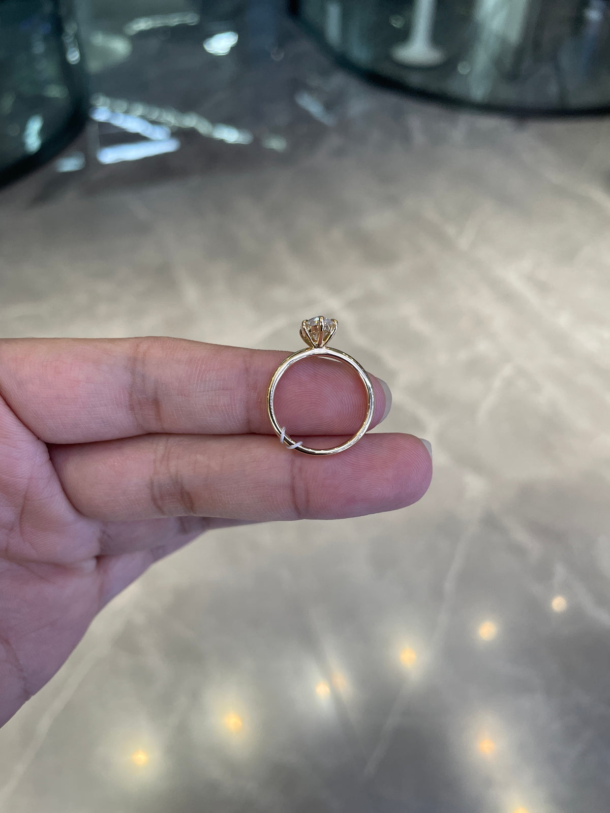 Deposit For Deanna 14k yellow gold ring with 1.5ct marquise diamond