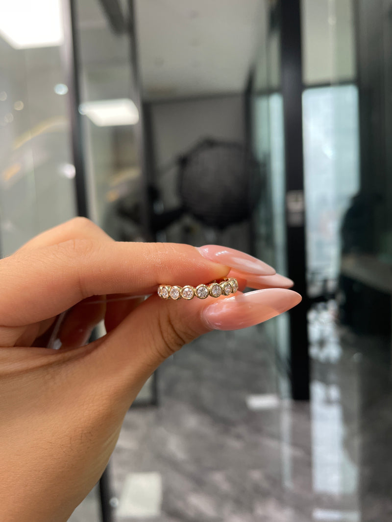 Deposit for Stephanie 14k yellow gold, 1.165ct total