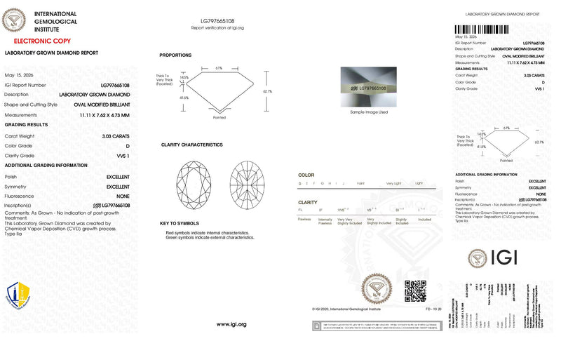 For Mia 3.03ct each total 6.06 carat D VVS1 loose stones