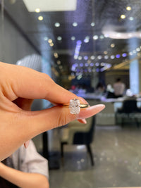For Buboy’s pawrents 14k white gold, 2.06ct main stone, E/VVS2