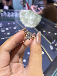 For Maisy 14k Radiant cut E/vs1 3.100ct +0.160ct