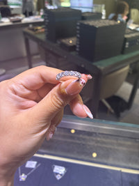 Deposit for luvangel customized 0.2ct each 7pcs diamonds on 14k yellow gold band