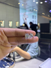 Deposit For yselle 14k white gold ring with 3ct each diamond