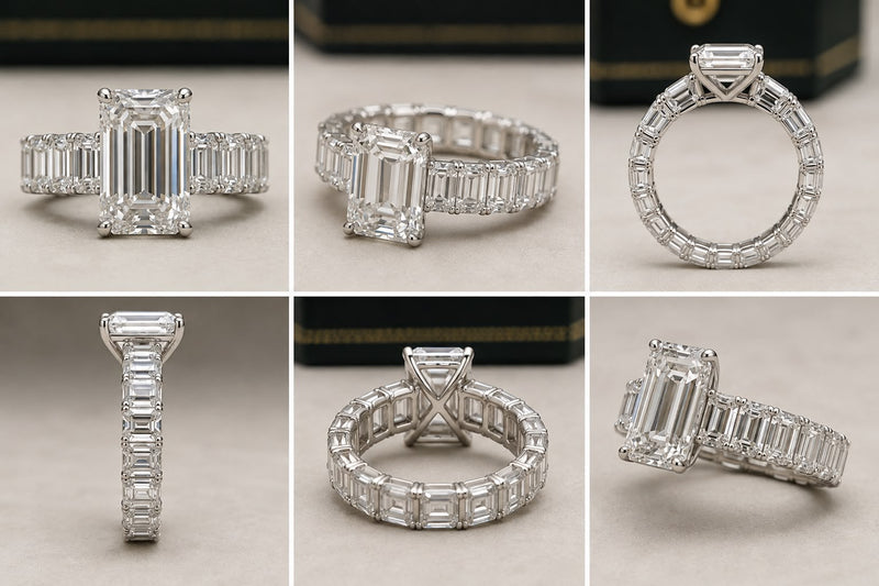 Deposit for Kaisha Ekker 14k white gold, 3ct main stone, E/VvS2, around 3.5g gold weight, size 7