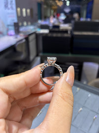 Deposit for Nancy 14k rose gold 5ct pear cut customize with marquis cut on band