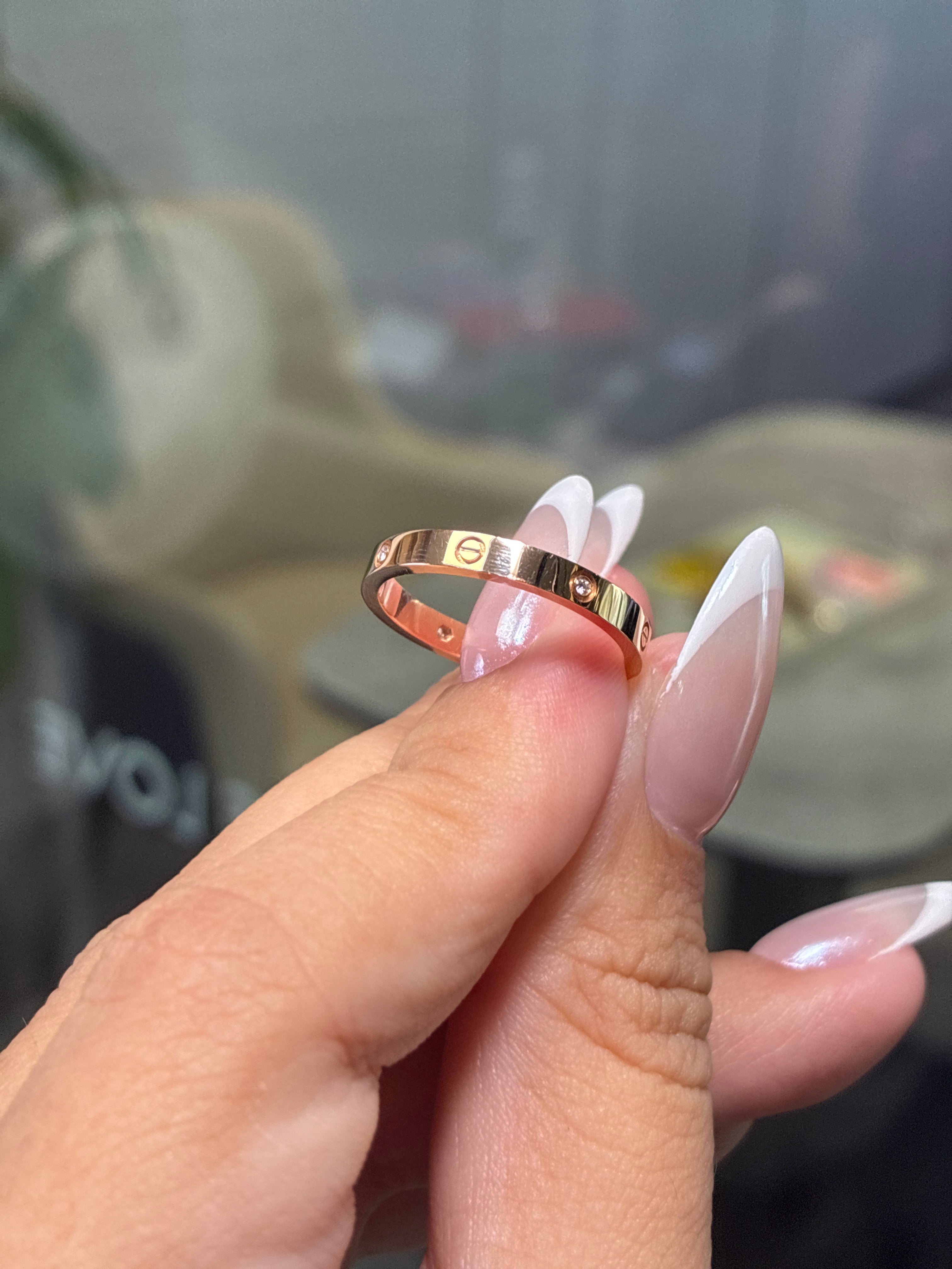 Customize 14k yellow gold for Martha Love ring and emerald cut 1.1ct eternity band