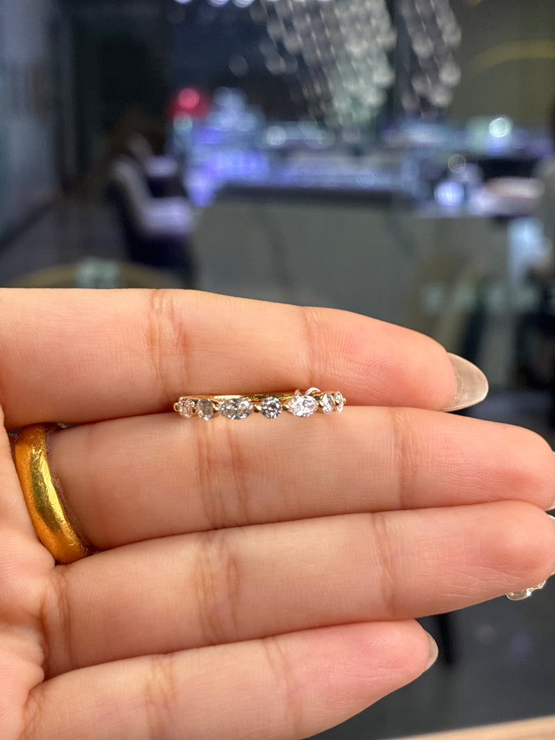 For 14k yellow gold, 0.6ct total,
