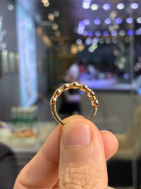For Zenaprin 2.218 ct d-e/vvs-vs oval bezel half eternity band in 14k yellow gold
