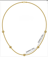 Deposit for Kaybee 14k solid yellow gold necklace with 1.75ct diamond, 18 inches length