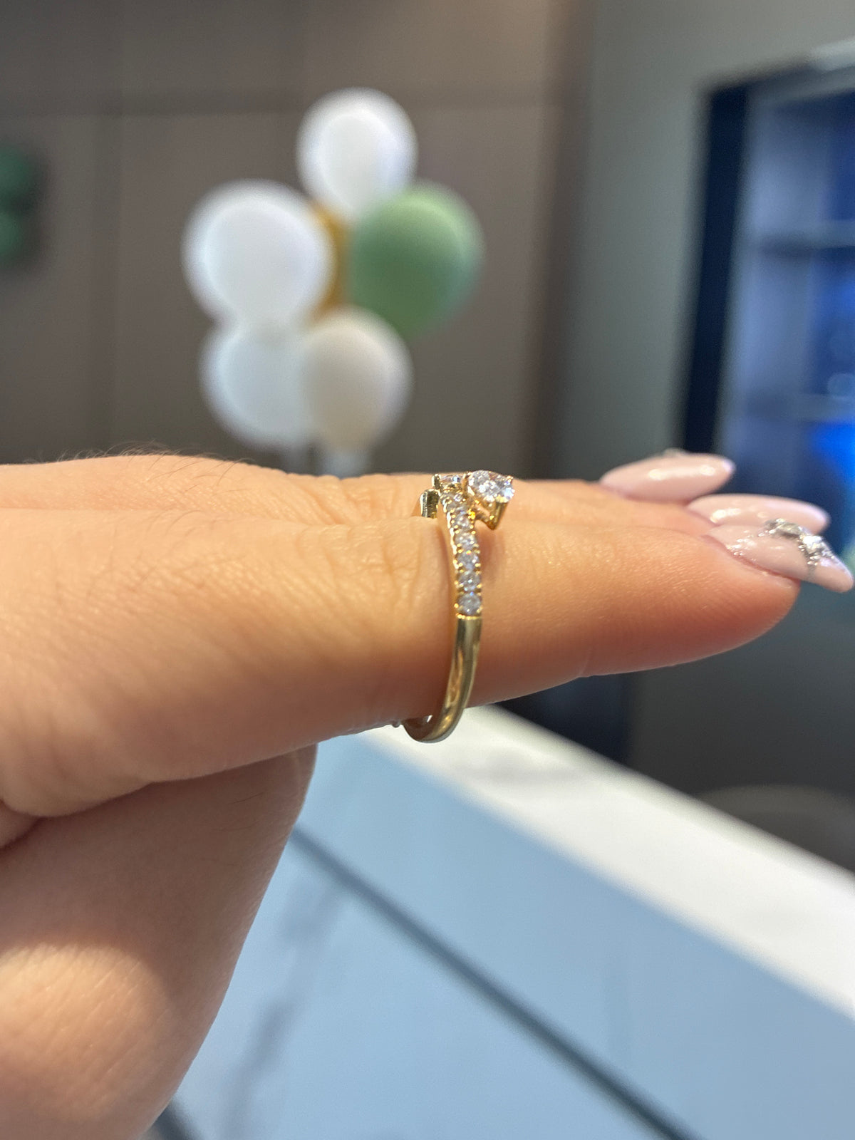 18k Gold Openband 0.7ct