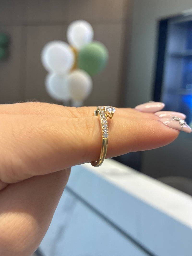18k Gold Openband 0.7ct