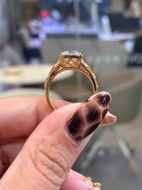 Deposit for Swann Karma 4ct old mine cut ring in 18k yellow gold