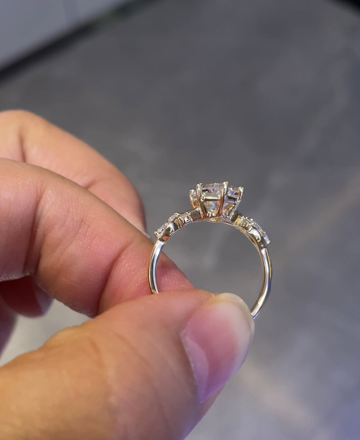 Remaining balance for Vicky 14k yellow Dutch marquise