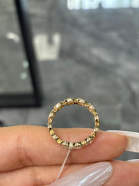 Final payment for Jacquelene 14k white gold, 2bands, 1.33ct for the oval band, 1.45ct for the emerald band, size 6