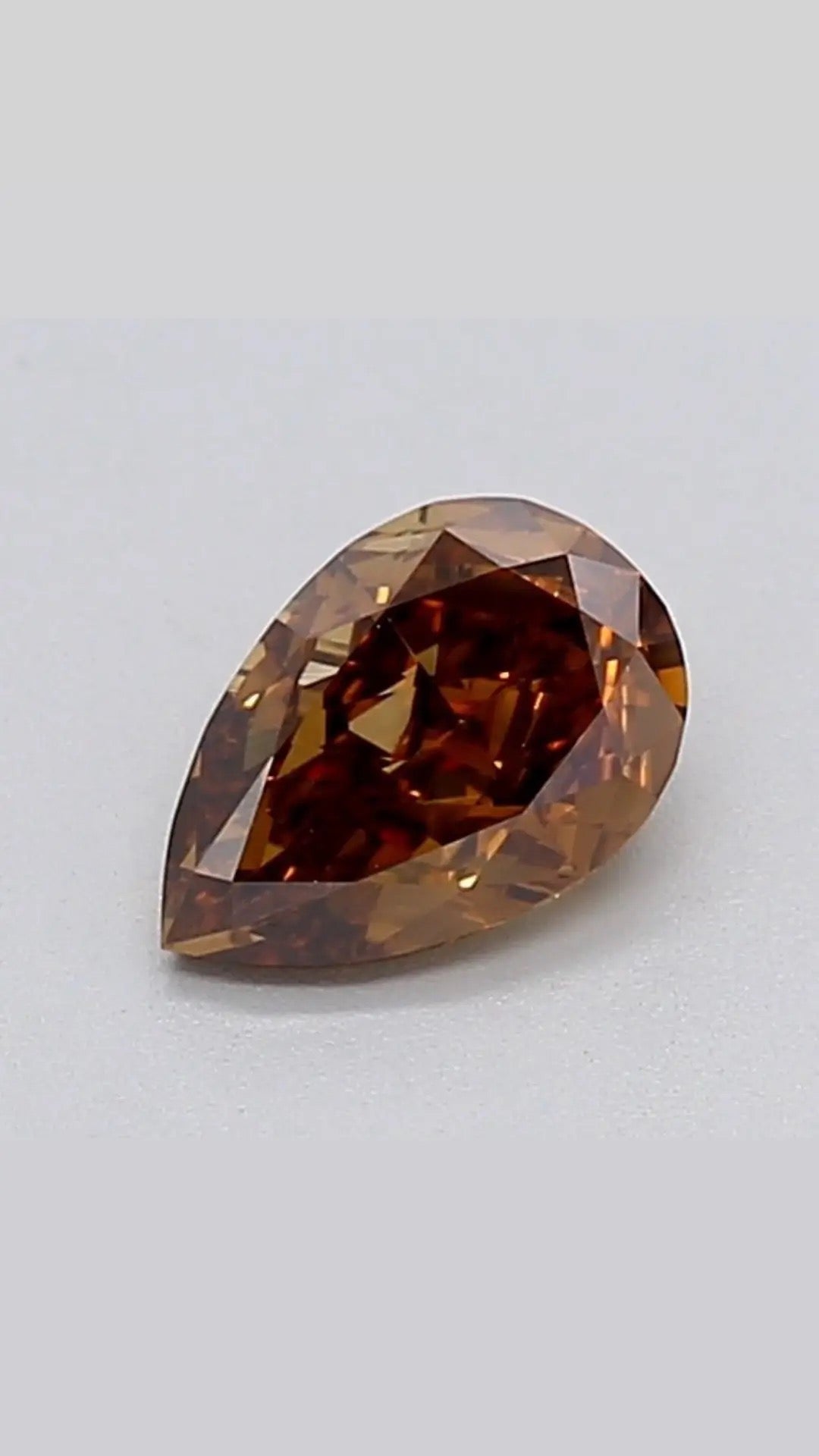 For La Bella Visage 14k golid yellow with 1carat&1.03carat fancy brown diamond pinky ring VVS2*2pcs