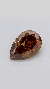 For La Bella Visage 14k golid yellow with 1carat&1.03carat fancy brown diamond pinky ring VVS2*2pcs