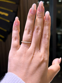 Custom Deposit for Diana, .70ct full diamond band, 2.3mm, DE/VS-VVS