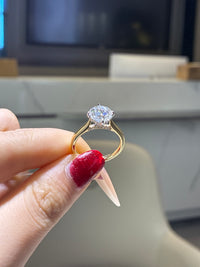 For jeri 14k gold E/vs1 2.168ct round cut