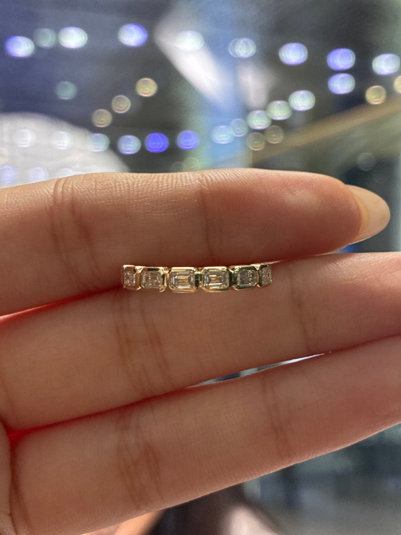 Deposit for raquebosak 14k yellow gold, 0.6ct total for 7 pieces, size 7.5