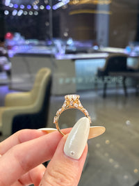 For Neicey Nee 14k solid yellow gold 3.06ct pear E/VS1 with 1.009ct/16pcs(ready to ship)