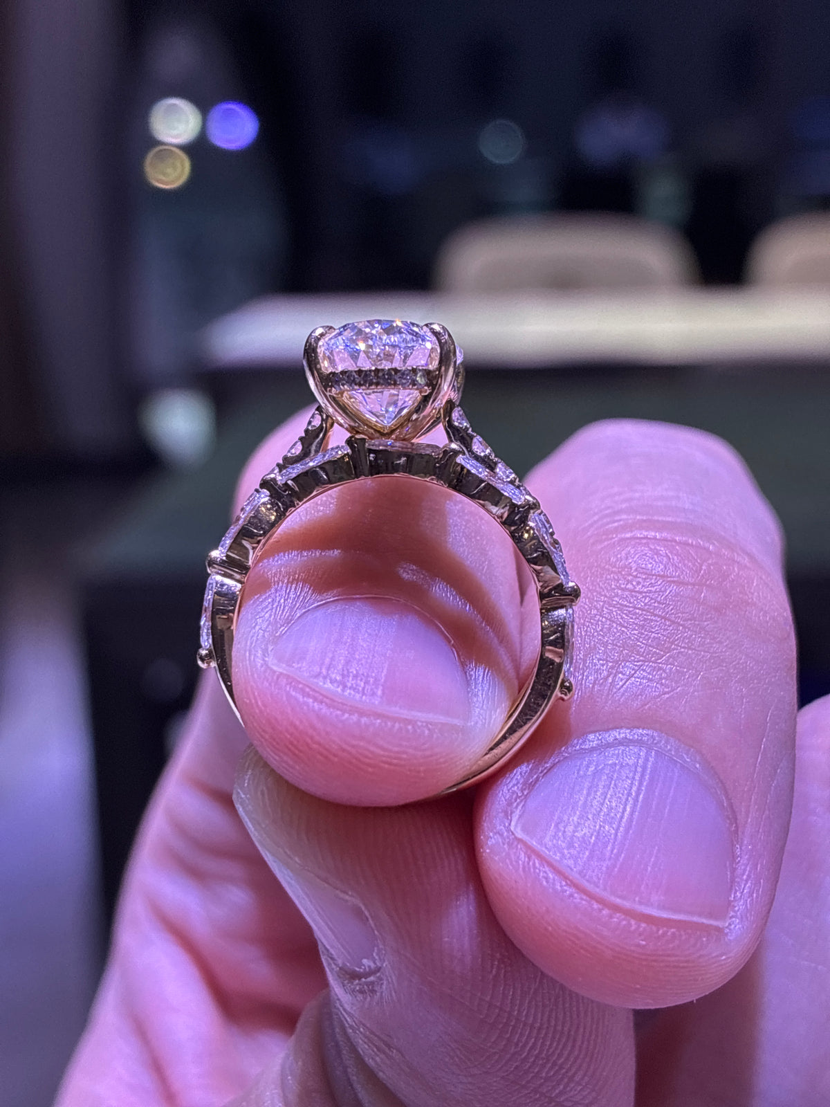 50% Retainer For Scargolfs, Oval Cut Cathedral Setting Solitaire Diamond Ring//14K Solid yellow gold//2.500ct Oval cut center stone //E/VVS2//40 Round Brilliant cut side stones for total 0.460ct//D-E/VS-VVS//Marquise Cut Diamond Band Ring
US Size 7