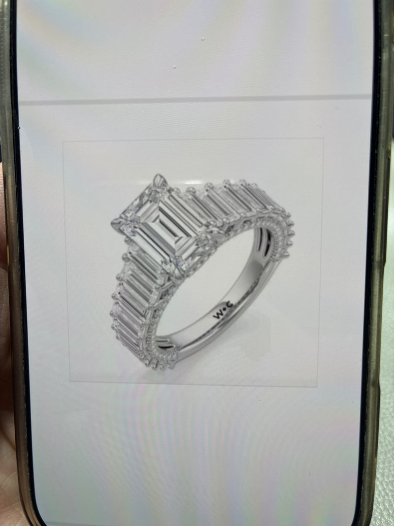 Remaining Balance for Glittery Vision 14K solid white gold 3.5ct 4g