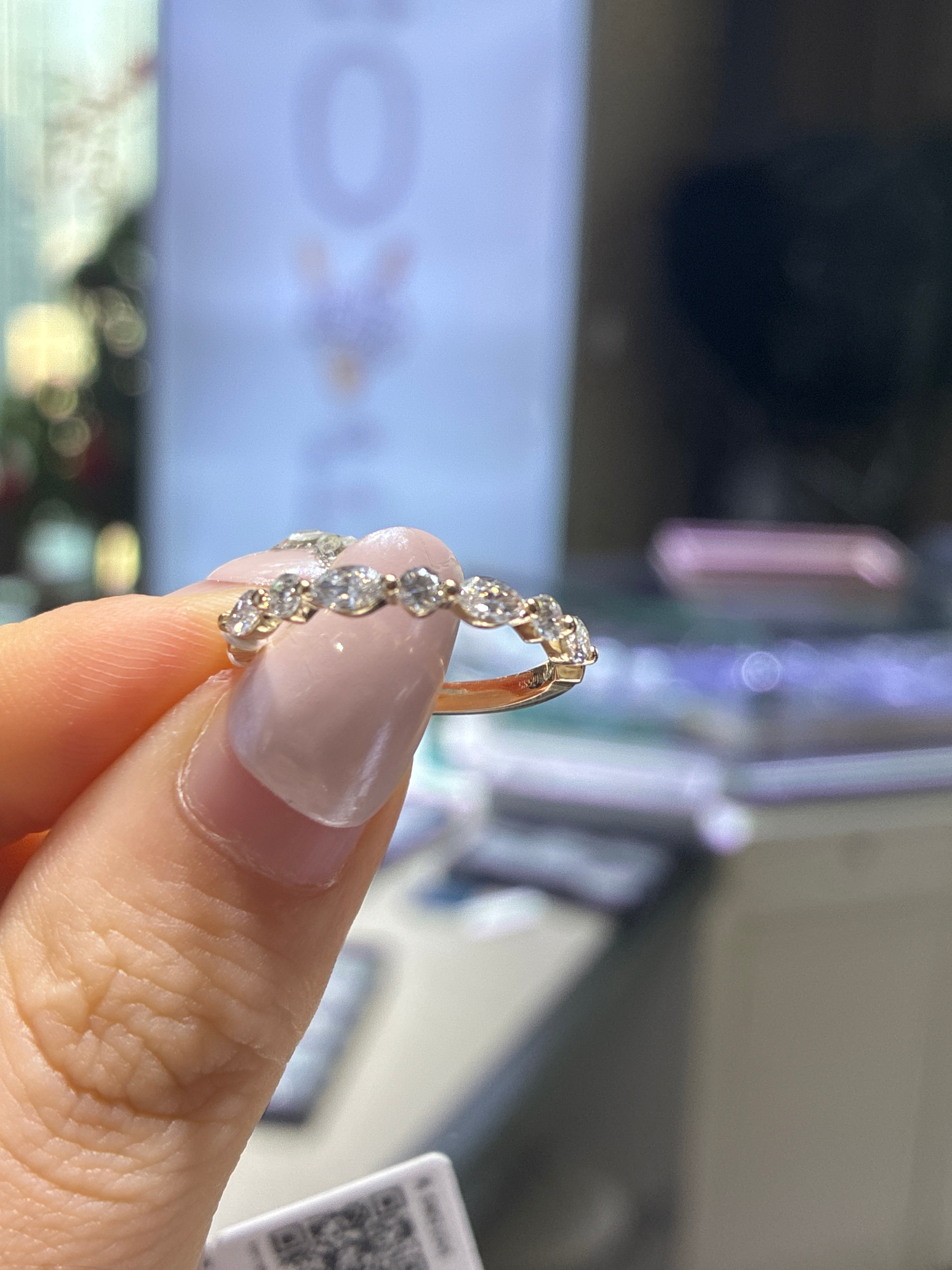 Remaining Balance For Angel 18k yellow gold total 0.598ct band