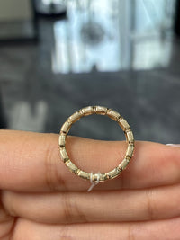 Final payment for Jacquelene 14k white gold, 2bands, 1.33ct for the oval band, 1.45ct for the emerald band, size 6