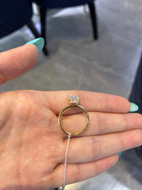 For Sue Jone 2.5 carat Radiant cut E VVS2 with 0.151ct hidden halo(Custom)