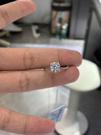 For Librada2025 Platinum ring with 1.520ct D VVS2